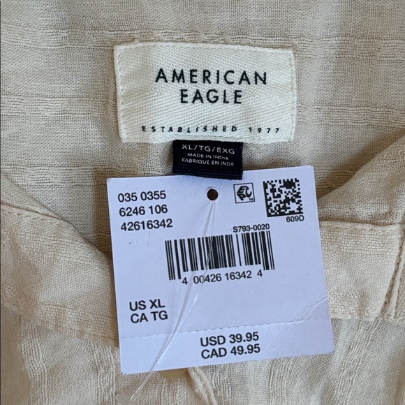 AE Perfect Button Up Long Sleeve Shirt - Picture 9 of 14